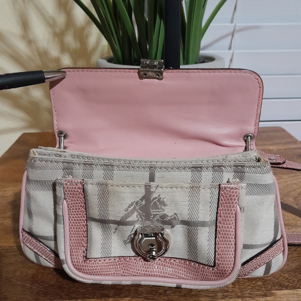 Burberry Knight Insigna Mini Purse AS IS VIEW DESCRIPTION + PICS - Picture 5 of 14